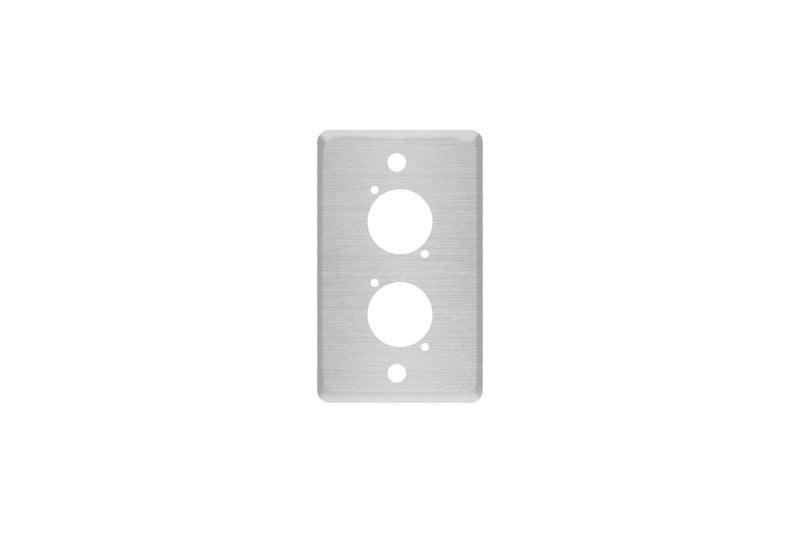 Elite Core Single-Gang Duplex Wall Plate with 2 Series "D" Holes D-2-BLANK